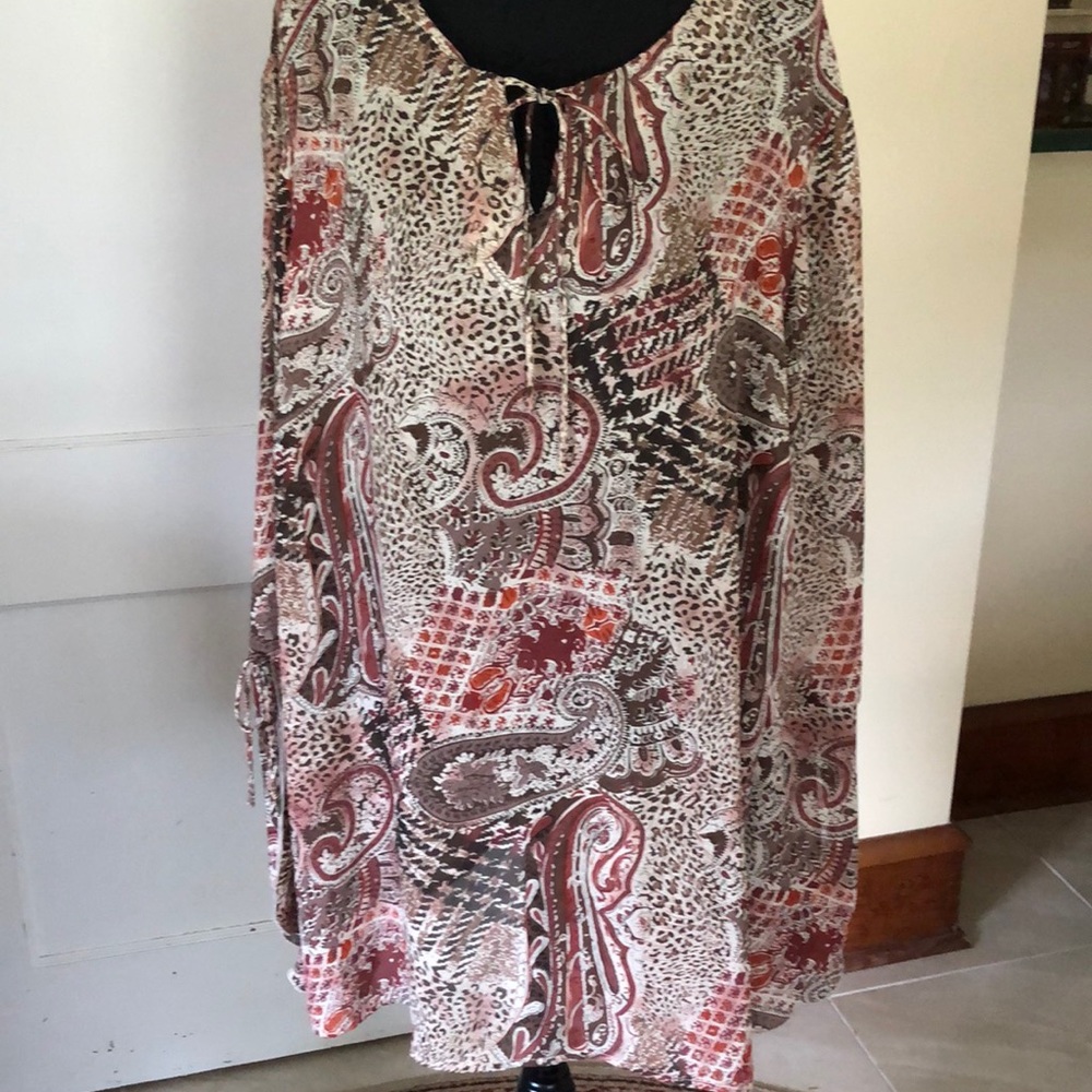 Studio C shear blouse